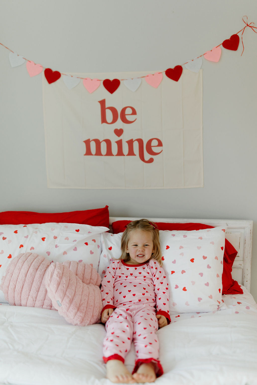 Heart Ruffle Pajama Set
