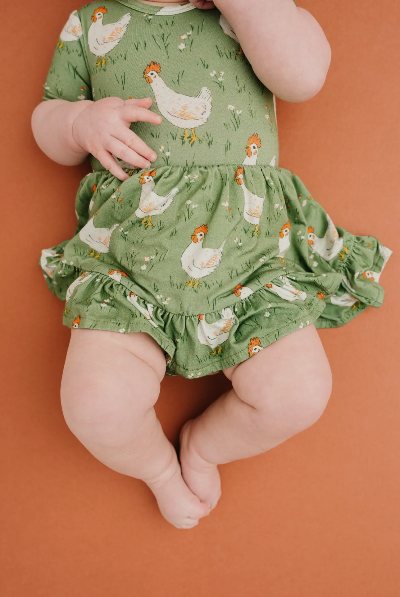 Spring Chicken Bamboo Bodysuit Dress
