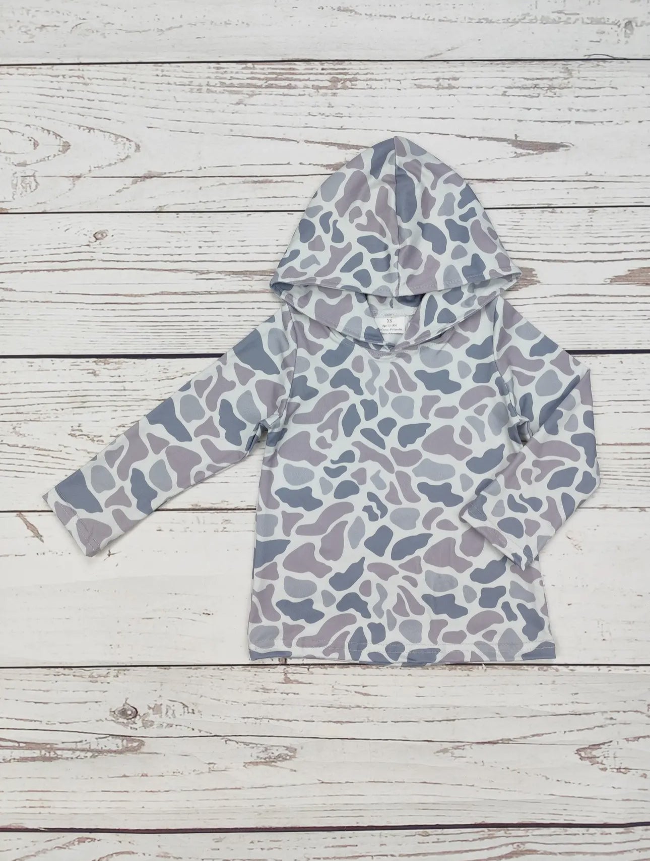 Grey Camo Athletic Hoodie