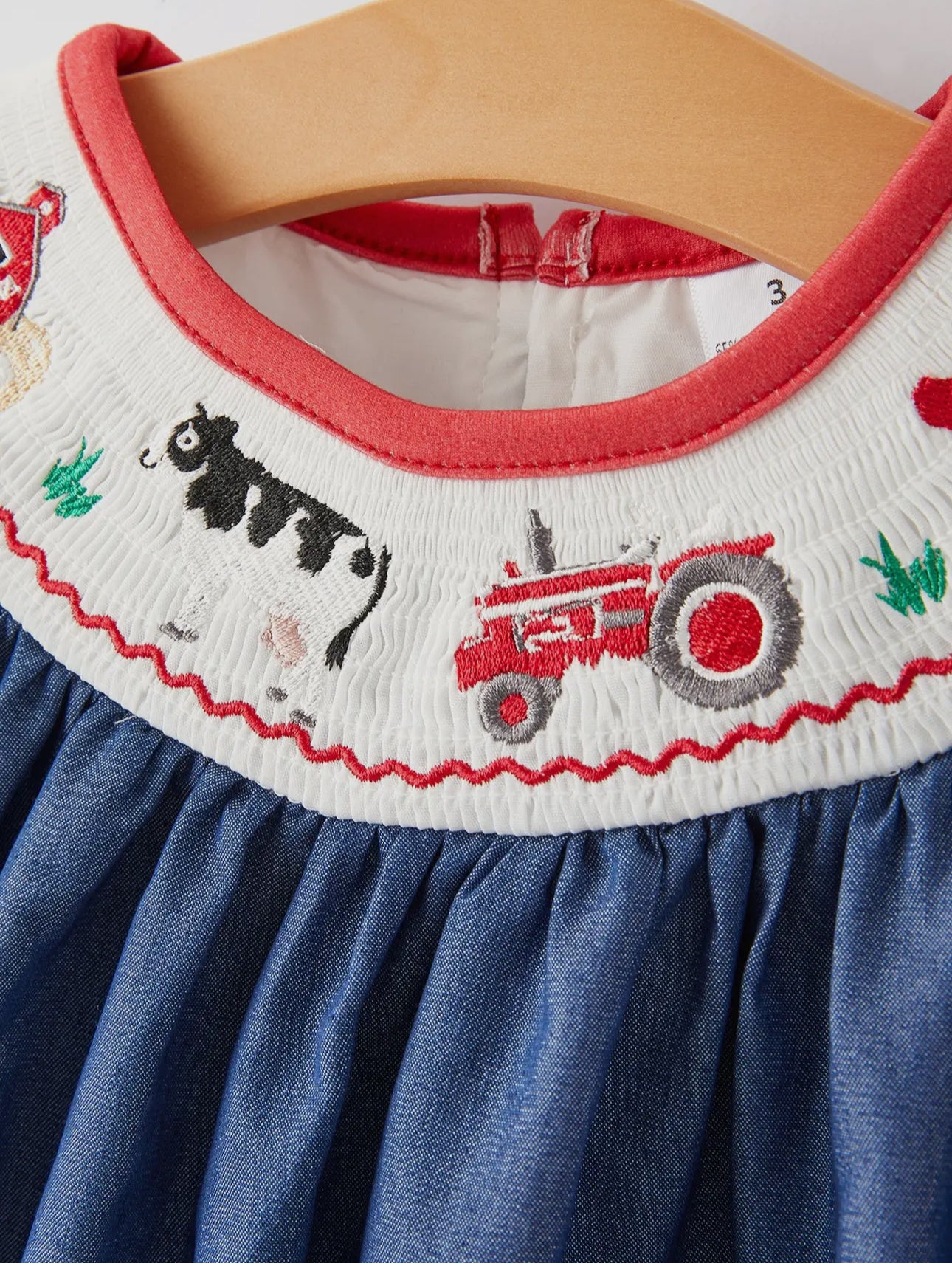 Farm Embroidered Smocked Dress