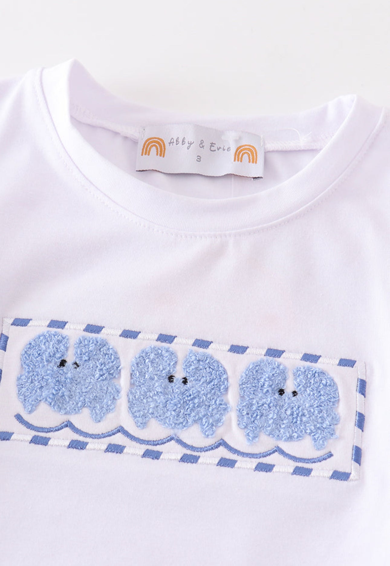 Crab French Knot Boys Shorts Set