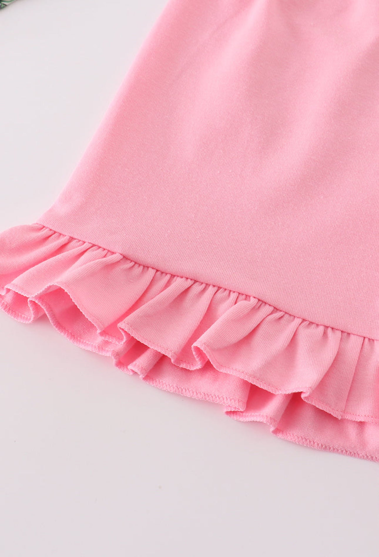 Girls Vintage Floral Ruffle Shorts Set