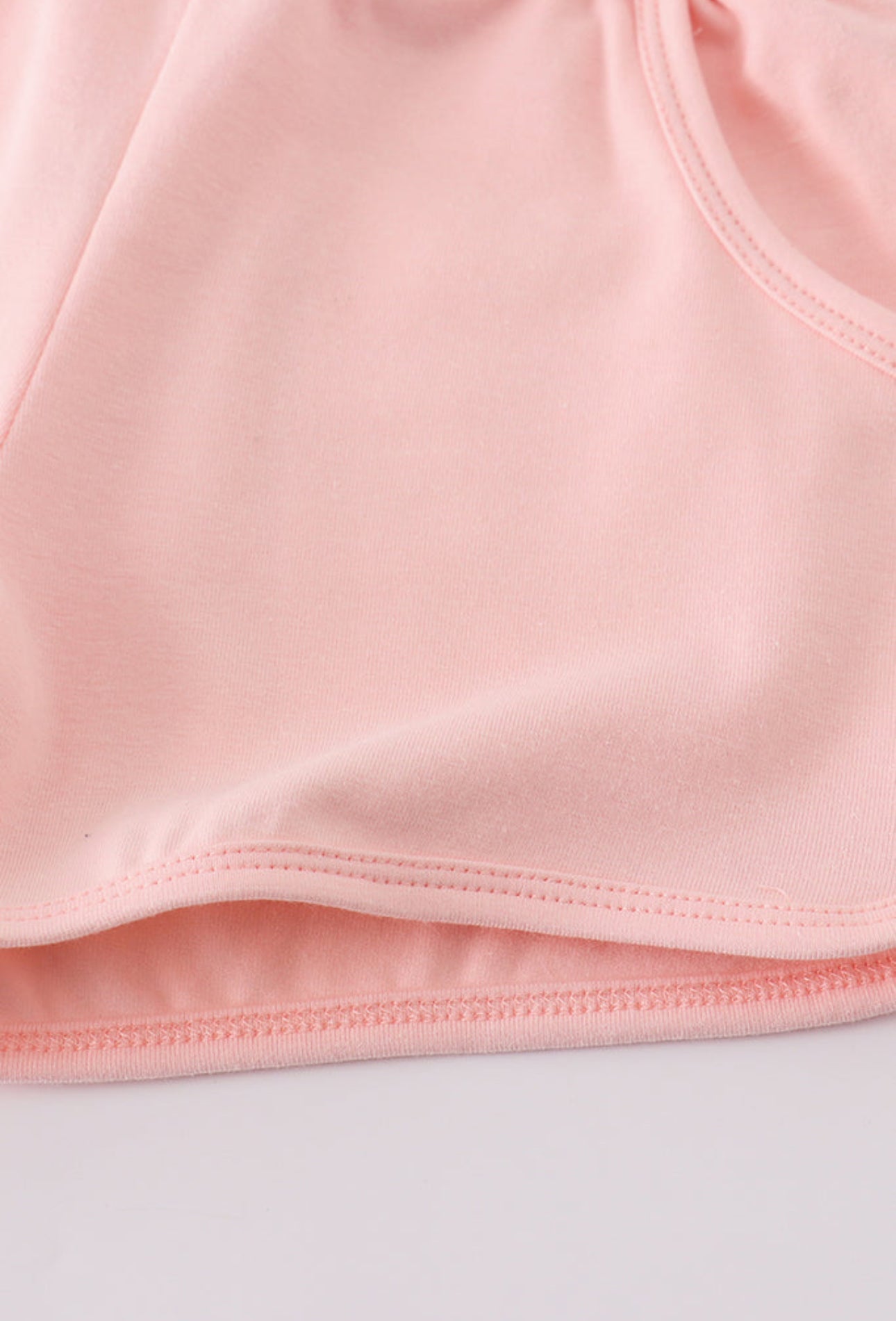 Girls Seersucker Beach Embroidered Shorts Set