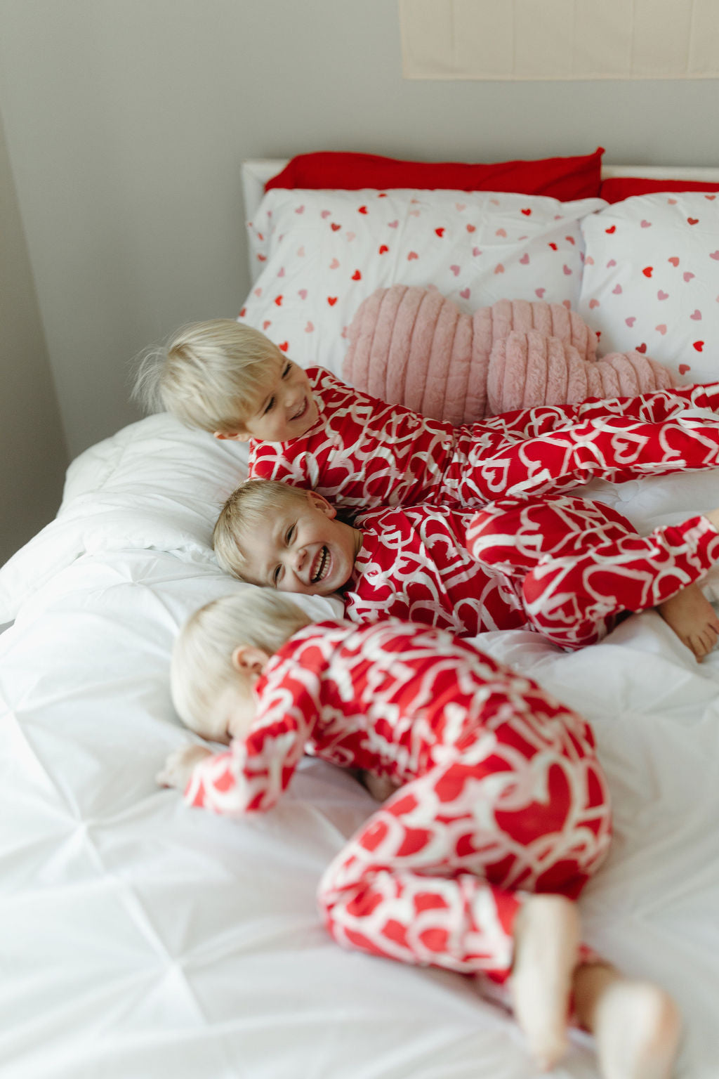 Happy Hearts Bamboo Pajama Set