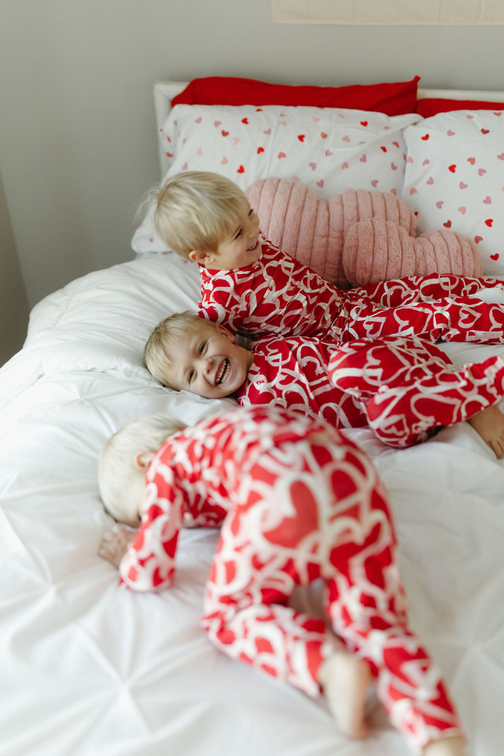 Happy Hearts Bamboo Pajama Set