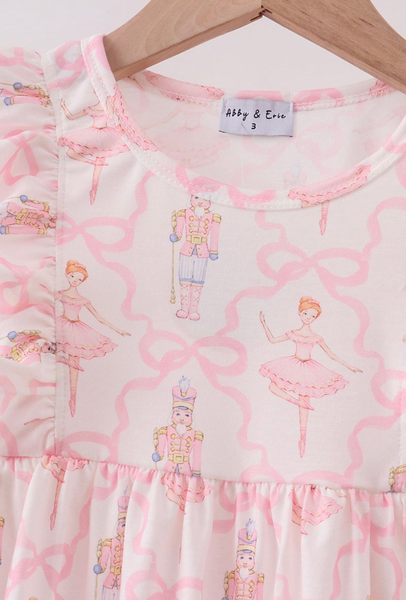 Pink Nutcracker Ruffle Dress