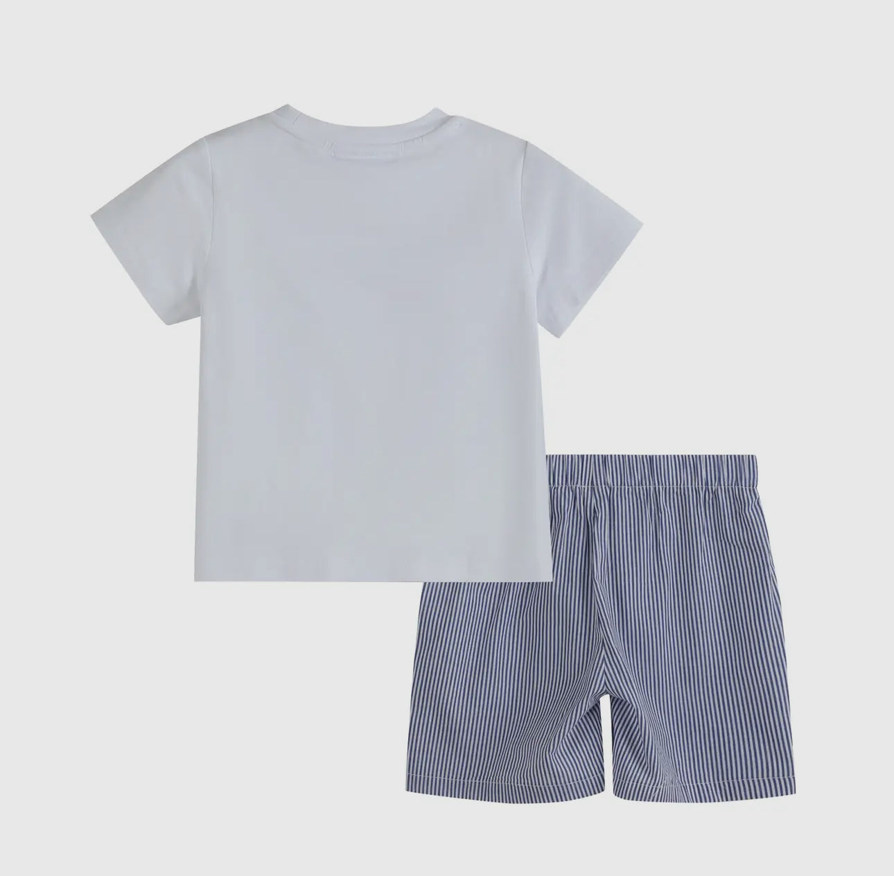 Shark Smocked Shorts Set