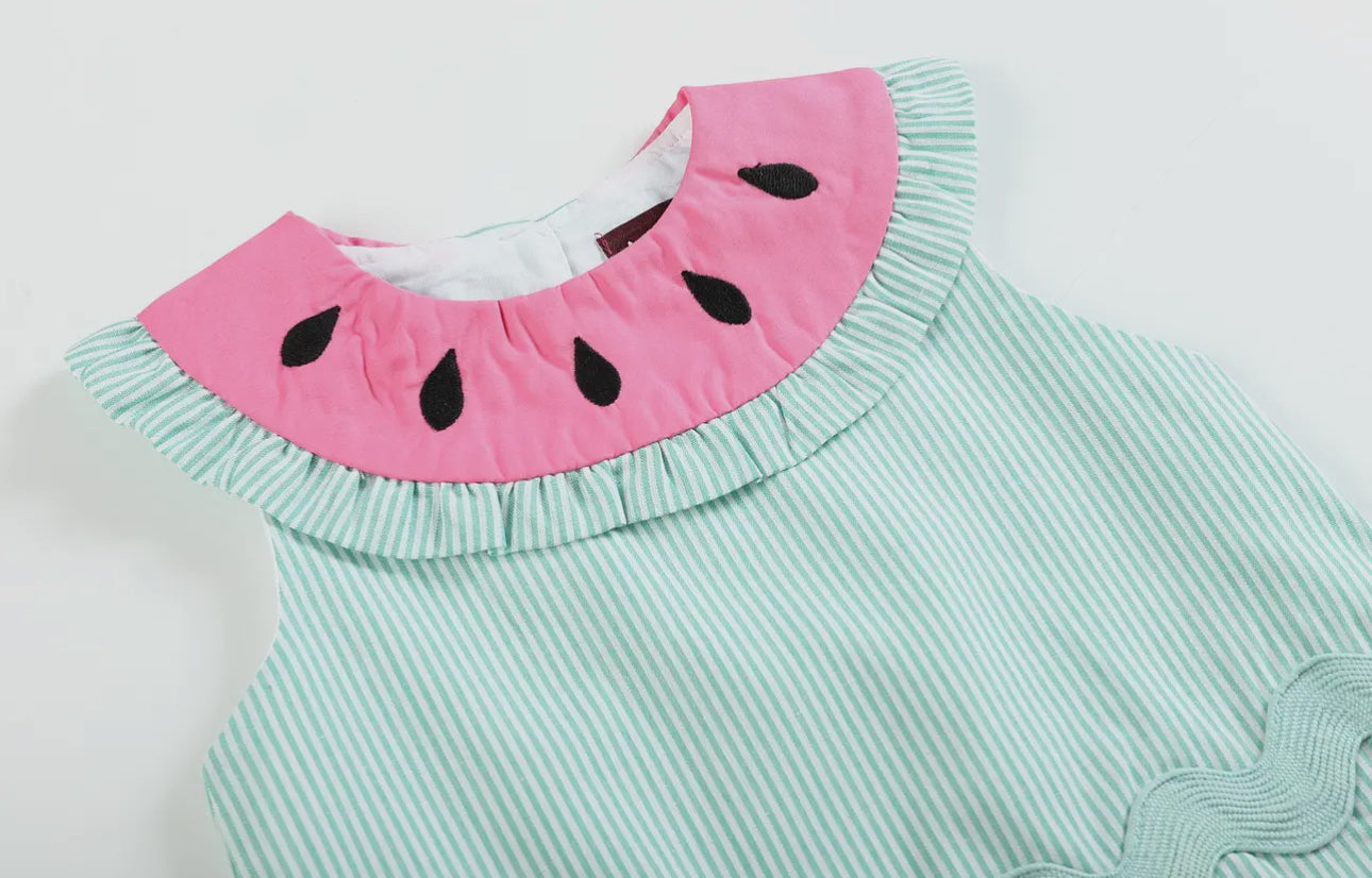 Watermelon Ruffle Bloomer Set