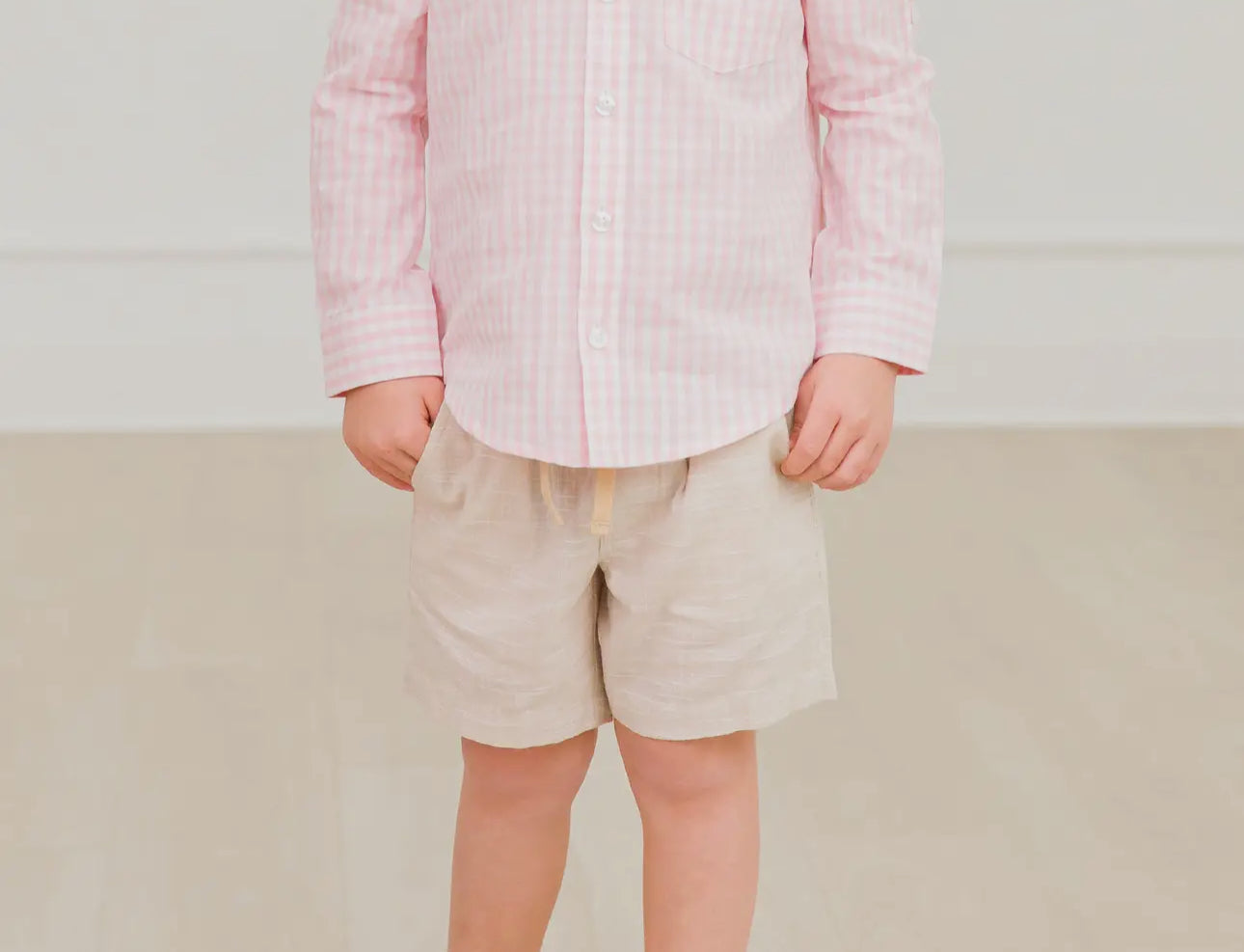 Khaki Pull-On Shorts