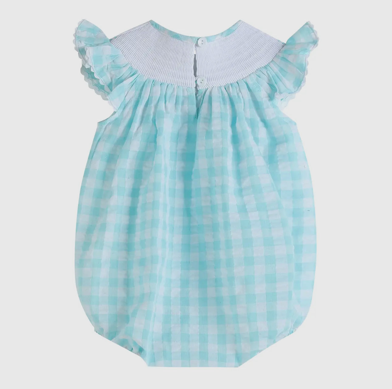 Girls Smocked Whale Bubble