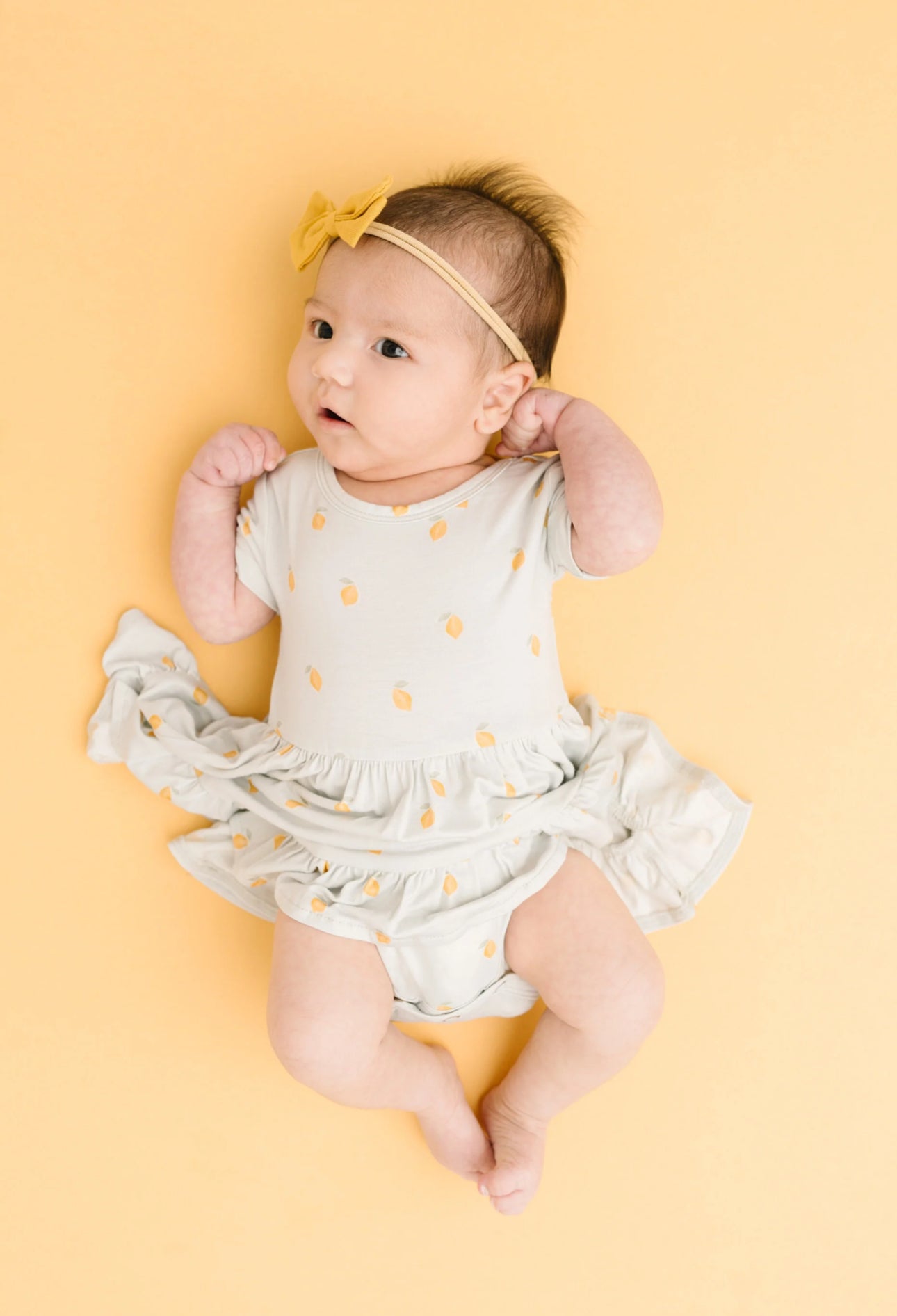 Lemon Delight Bodysuit Dress