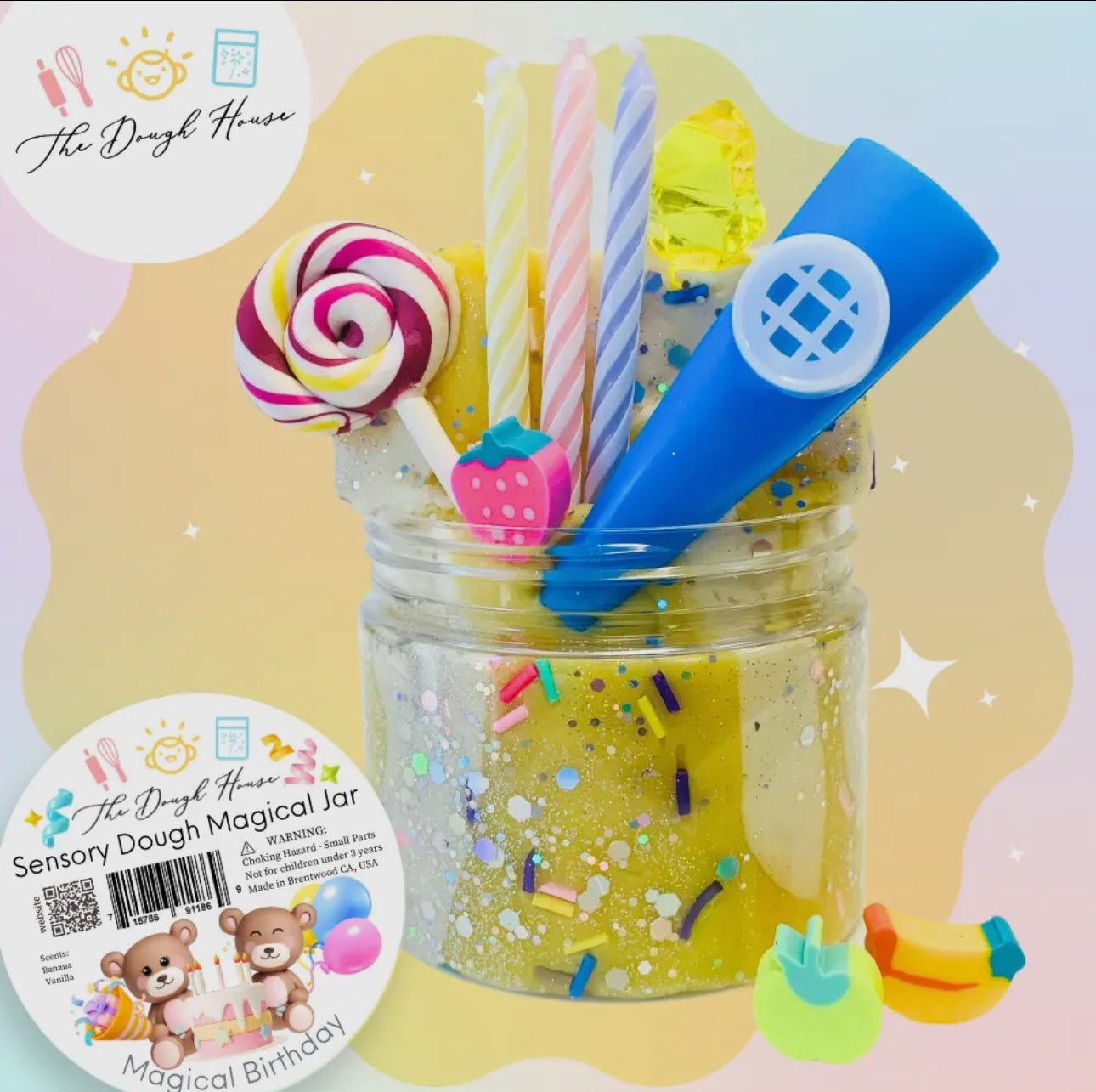 The Dough House - Magical Sensory Jars (Fun Size)