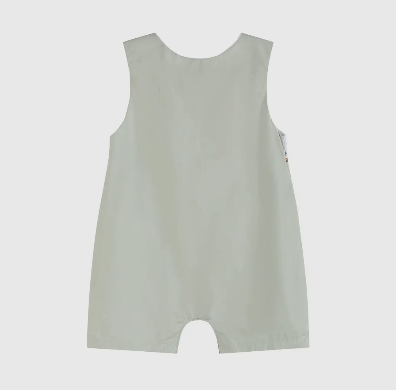 Smocked Dog Shortalls