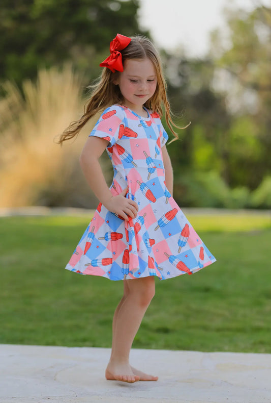Fourth of July Popsicle Dress